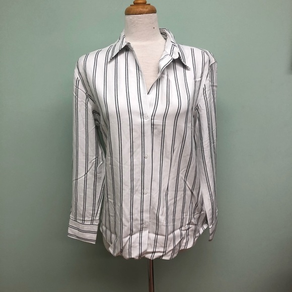 Tahari | Women's Button Down Shirt | White | Black | Various Sizes - Picture 1 of 4